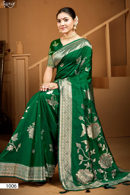 Vaamika Silk Swaroski Vol 4 Saroj Sarees Wholesale Rate
