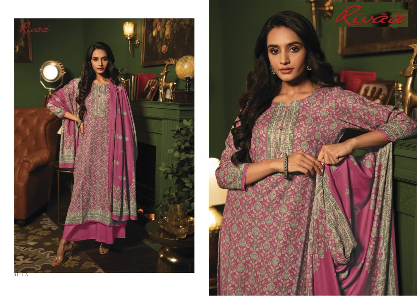 Vaani 3 Rivaa Pashmina Suits Manufacturer Ahmedabad