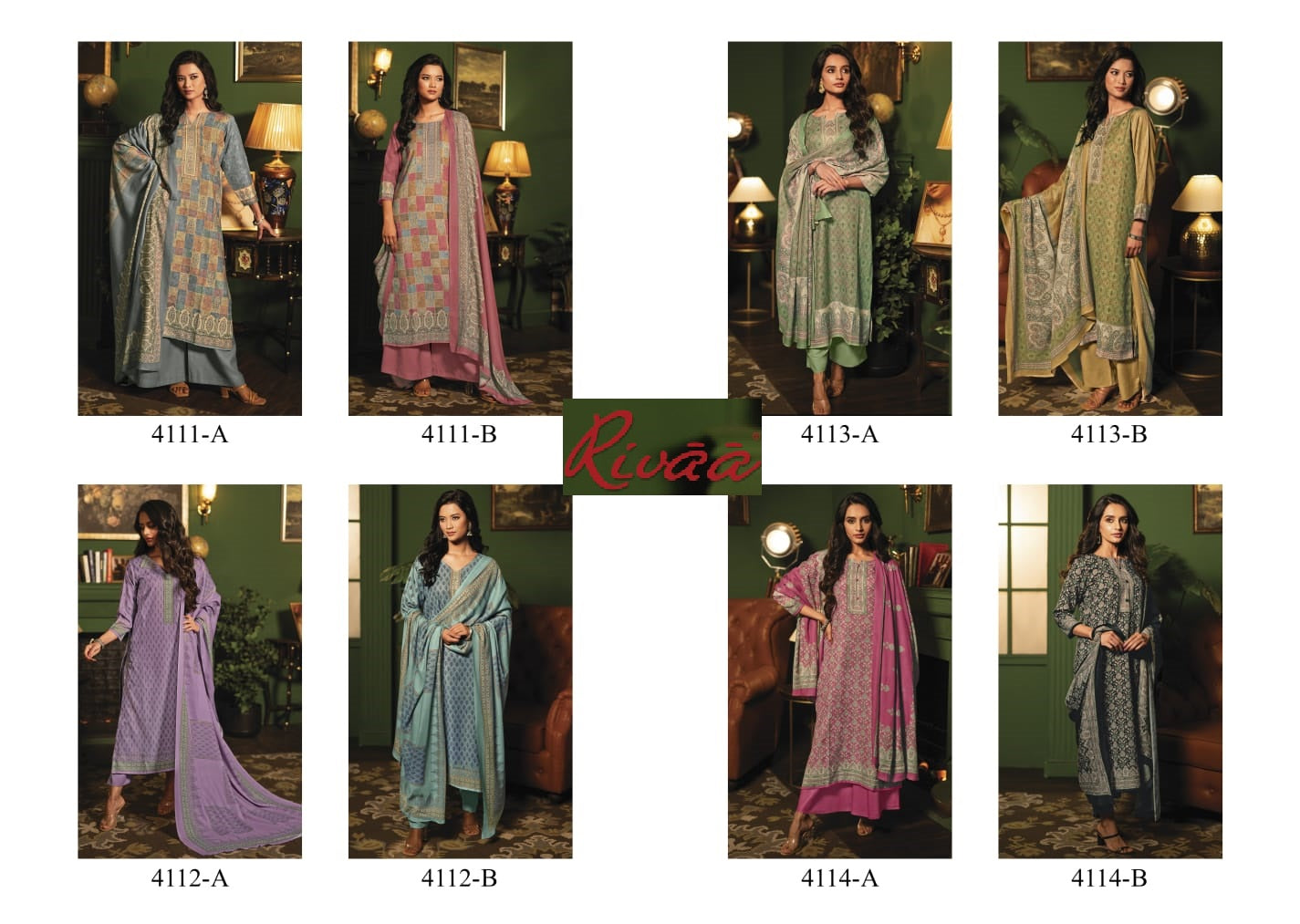 Vaani 3 Rivaa Pashmina Suits Manufacturer Ahmedabad