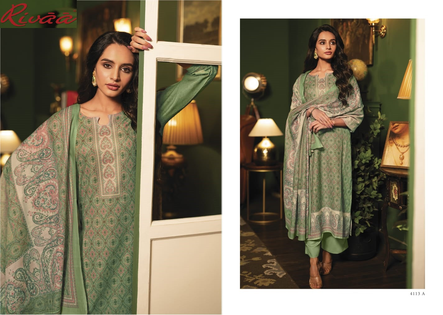 Vaani 3 Rivaa Pashmina Suits Manufacturer Ahmedabad