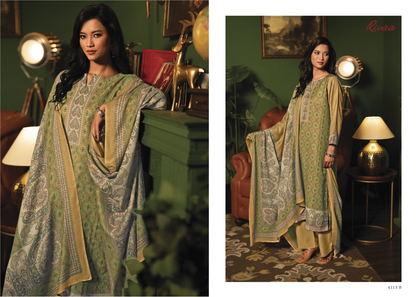 Vaani 3 Rivaa Pashmina Suits Manufacturer Ahmedabad