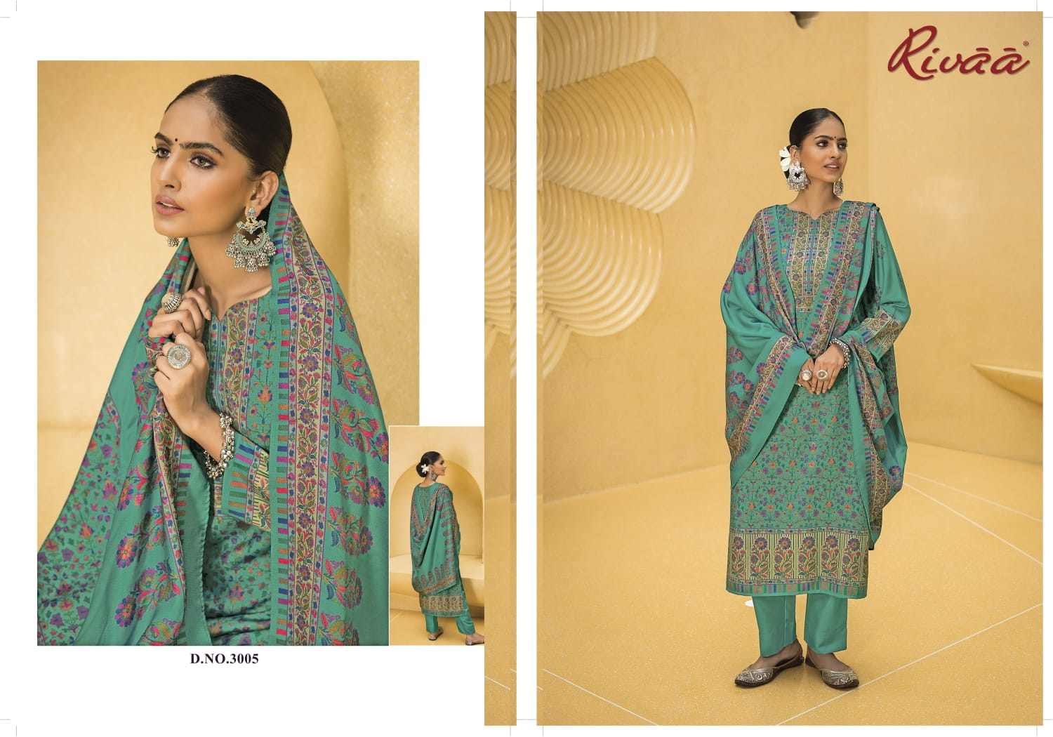 Vaani 6 Rivaa Pashmina Suits Wholesaler Gujarat