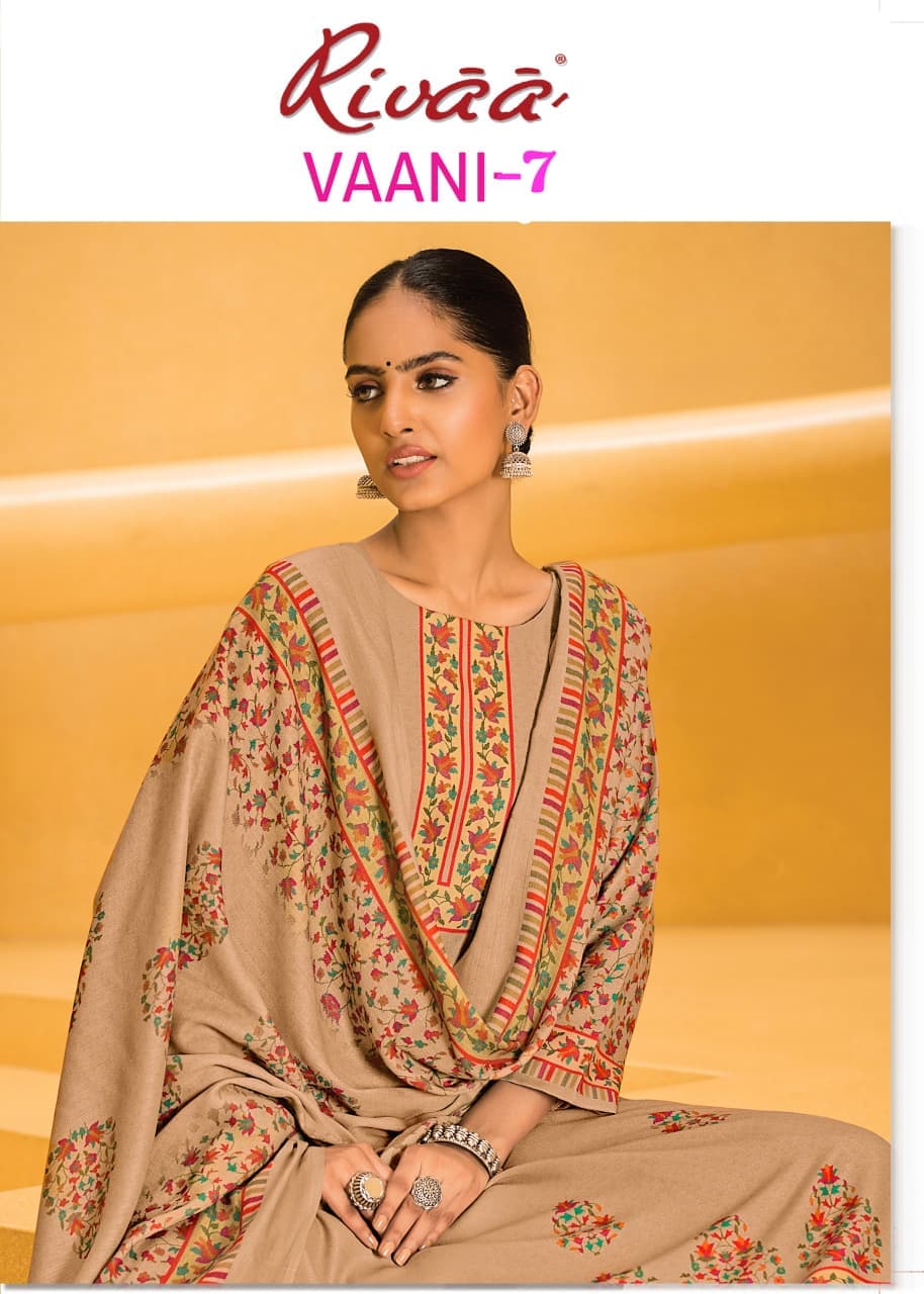 Vaani 7 Rivaa Pashmina Suits Exporter