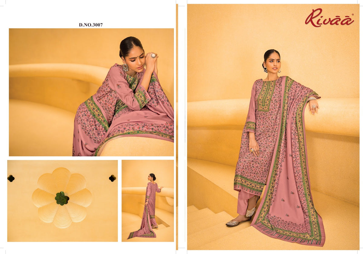 Vaani 7 Rivaa Pashmina Suits Exporter