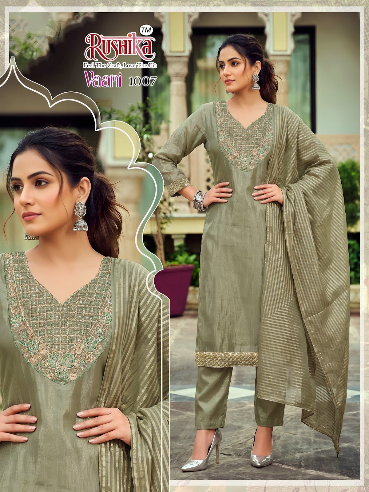 Vaani Rushika Salsa Readymade Pant Style Suits Supplier India