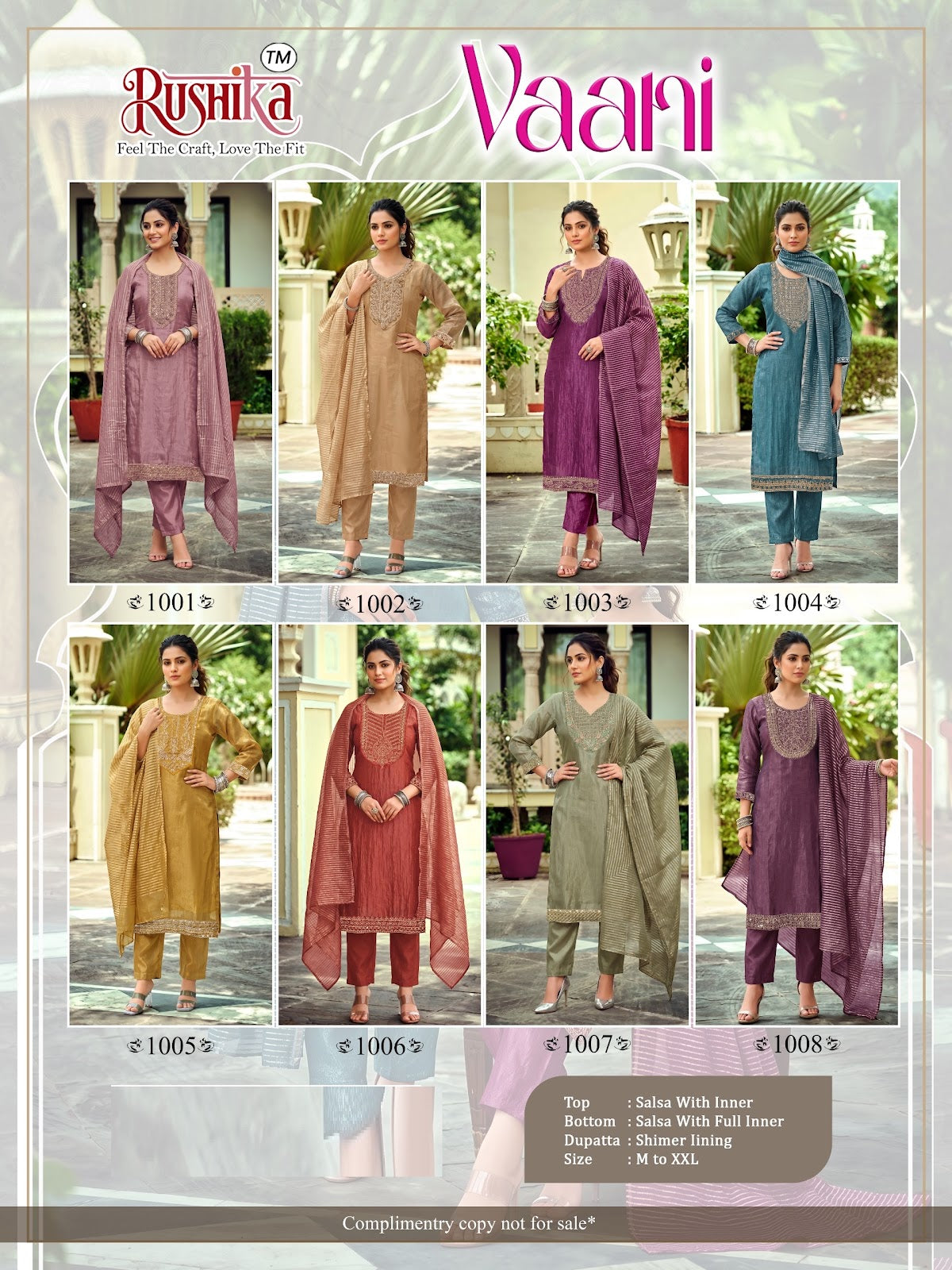Vaani Rushika Salsa Readymade Pant Style Suits Supplier India