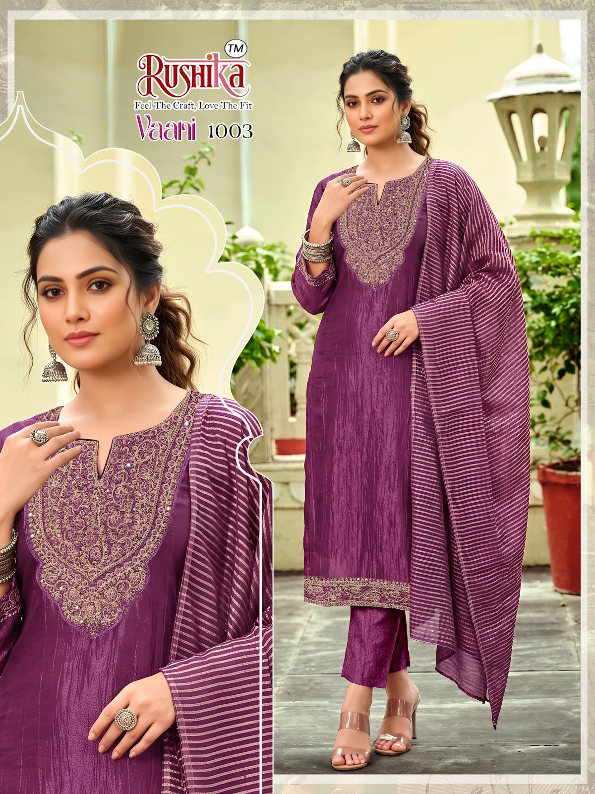 Vaani Rushika Salsa Readymade Pant Style Suits Supplier India