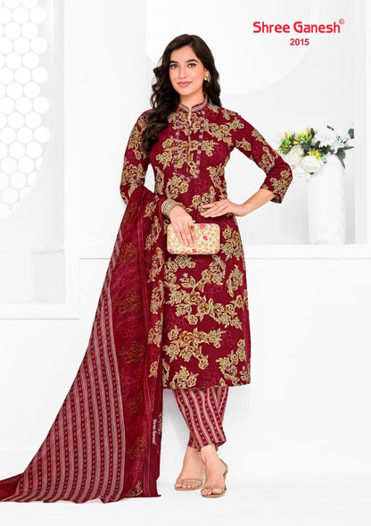 Vaani Vol 10 Shree Ganesh Cotton Dress Material Wholesaler Ahmedabad