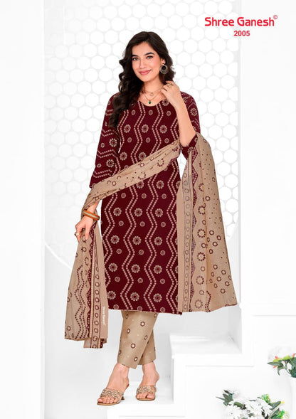 Vaani Vol 10 Shree Ganesh Readymade Cotton Pant Suits Exporter Gujarat