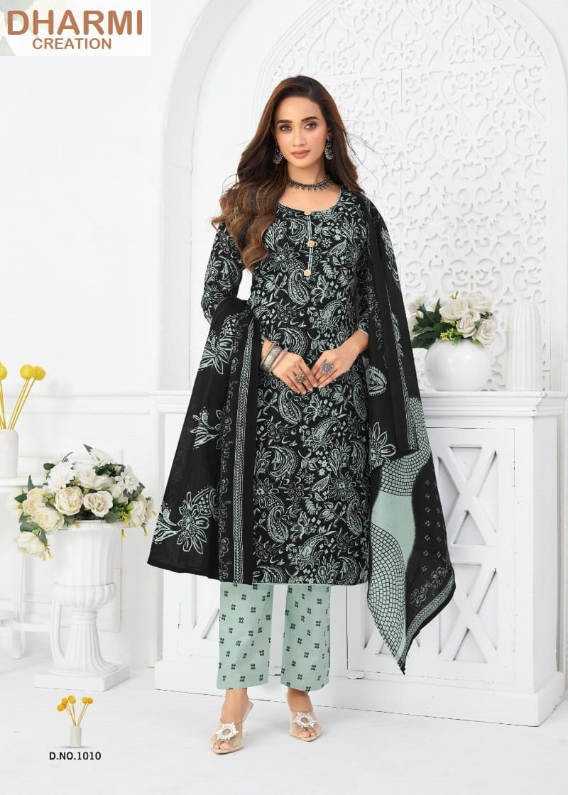 Vaani Vol 1 Dharmi Readymade Cotton Pant Suits Manufacturer