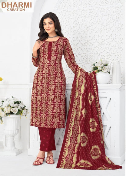 Vaani Vol 1 Dharmi Readymade Cotton Pant Suits Manufacturer