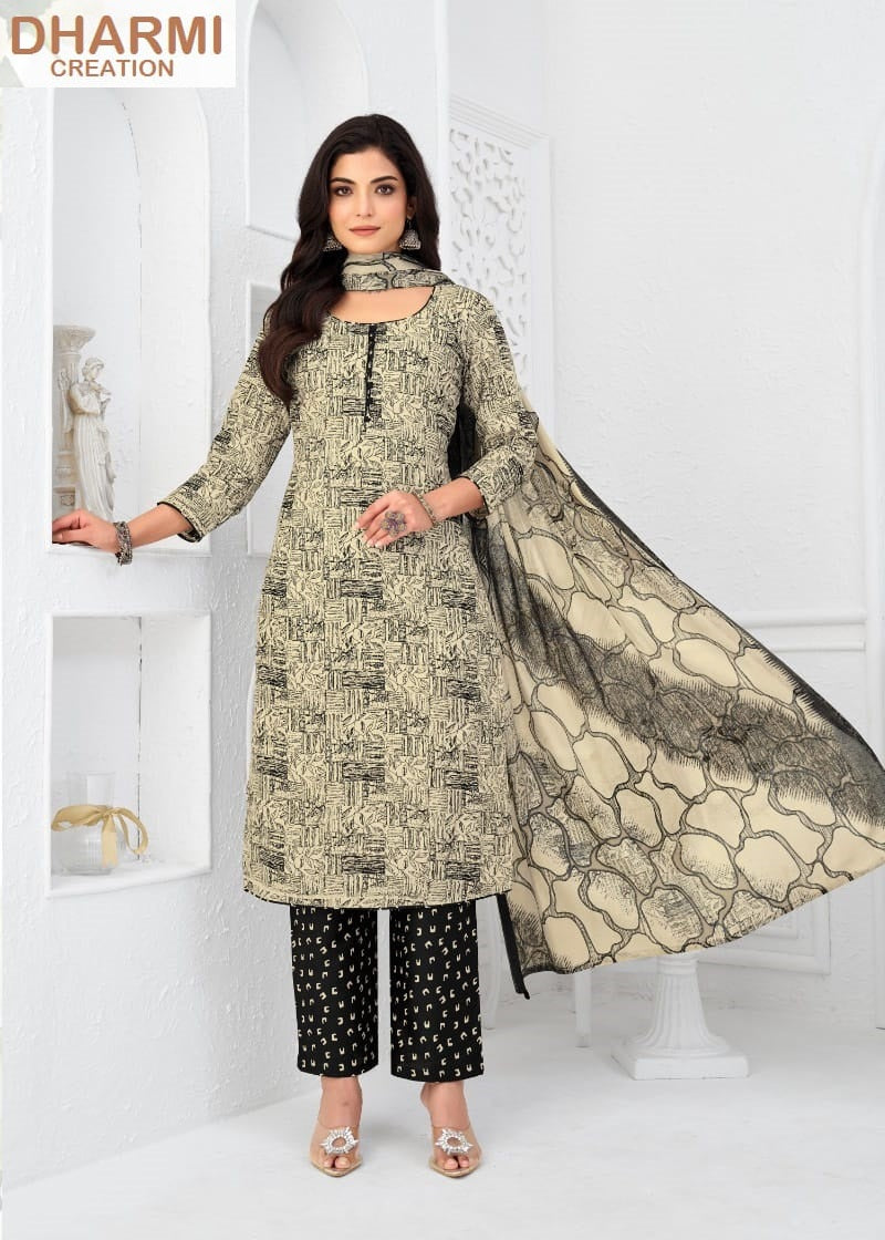 Vaani Vol 1 Dharmi Readymade Cotton Pant Suits Manufacturer