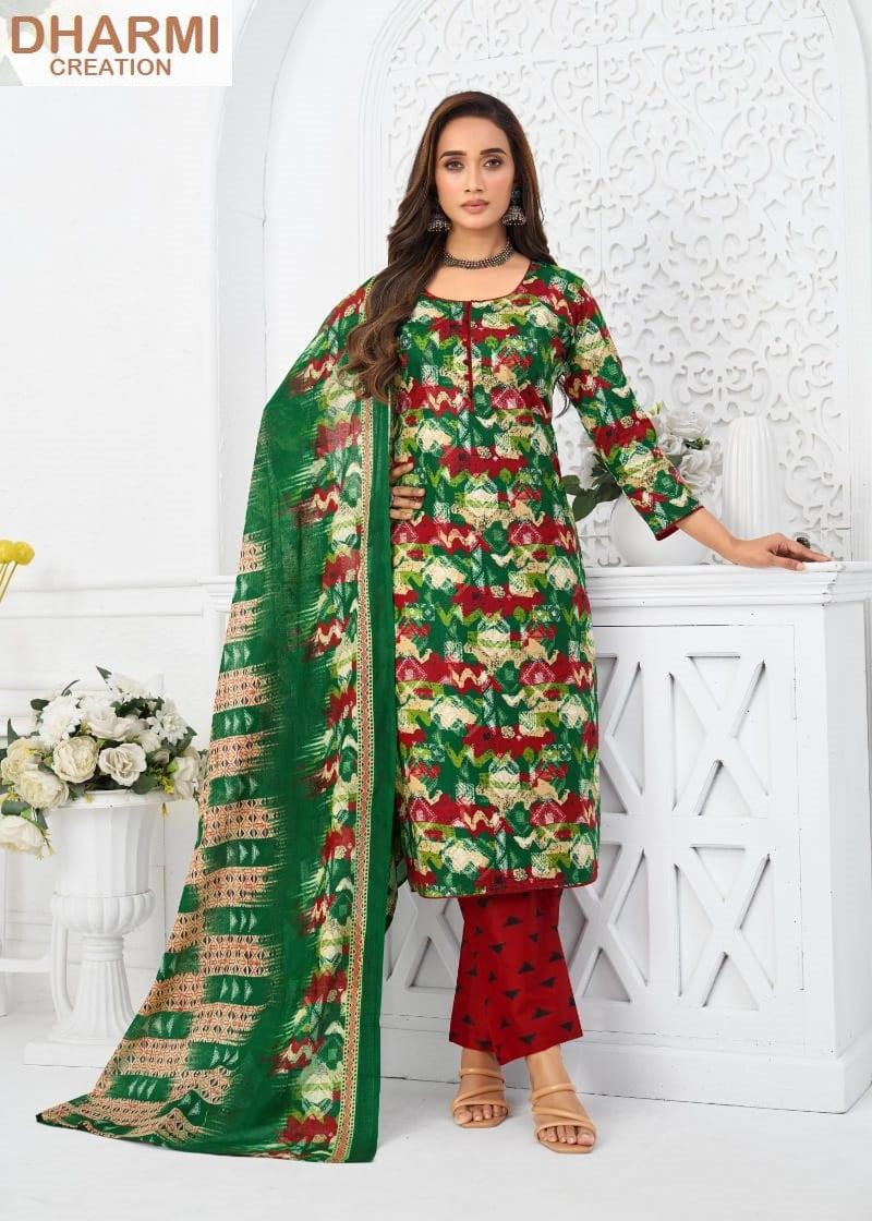Vaani Vol 1 Dharmi Readymade Cotton Pant Suits Manufacturer
