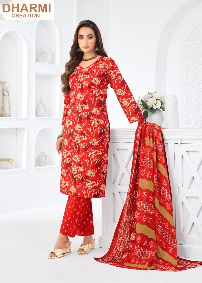 Vaani Vol 1 Dharmi Readymade Cotton Pant Suits Manufacturer