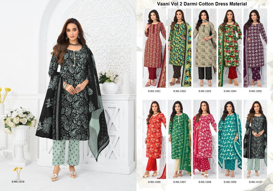 Vaani Vol 2 Darmi Cotton Dress Material Supplier India