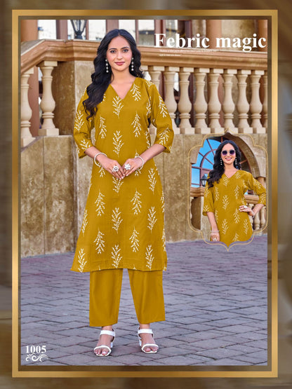 Vaani Vol 2 Sankheswer Roman Silk Co Ord Set Manufacturer Ahmedabad