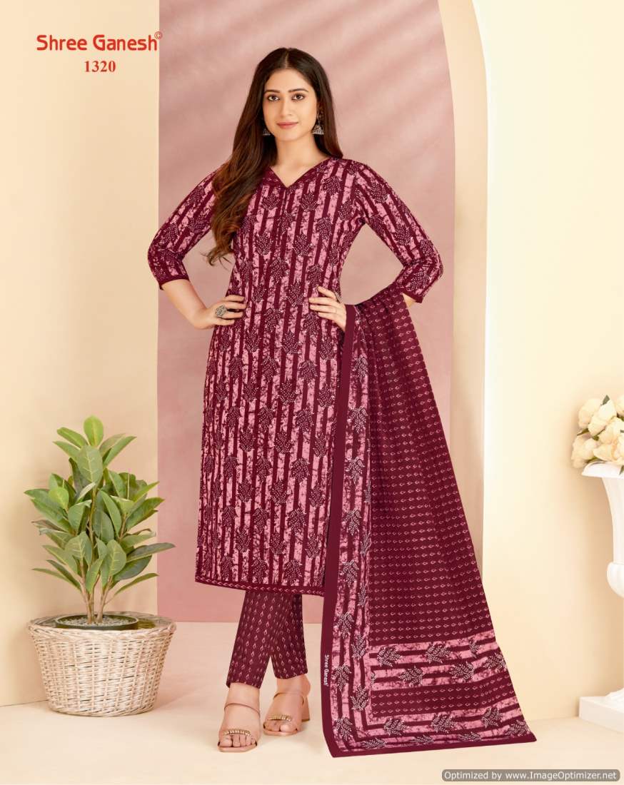 Vaani Vol 3 Shree Ganesh Cotton Dress Material Wholesale