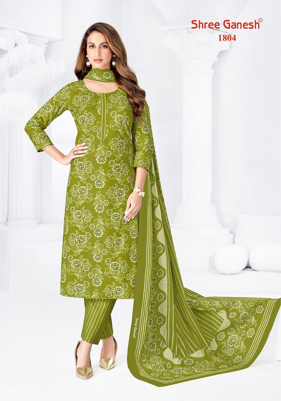 Vaani Vol 8 Shree Ganesh Cotton Dress Material Wholesale Rate