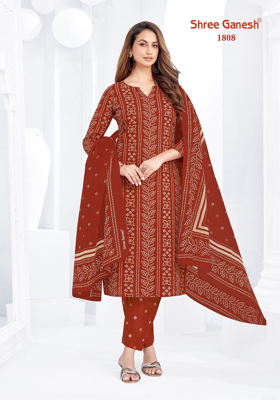 Vaani Vol 8 Shree Ganesh Cotton Dress Material Wholesale Rate