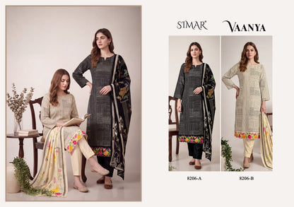 Vaanya Simar Viscose Muslin Pant Style Suits Wholesale Price