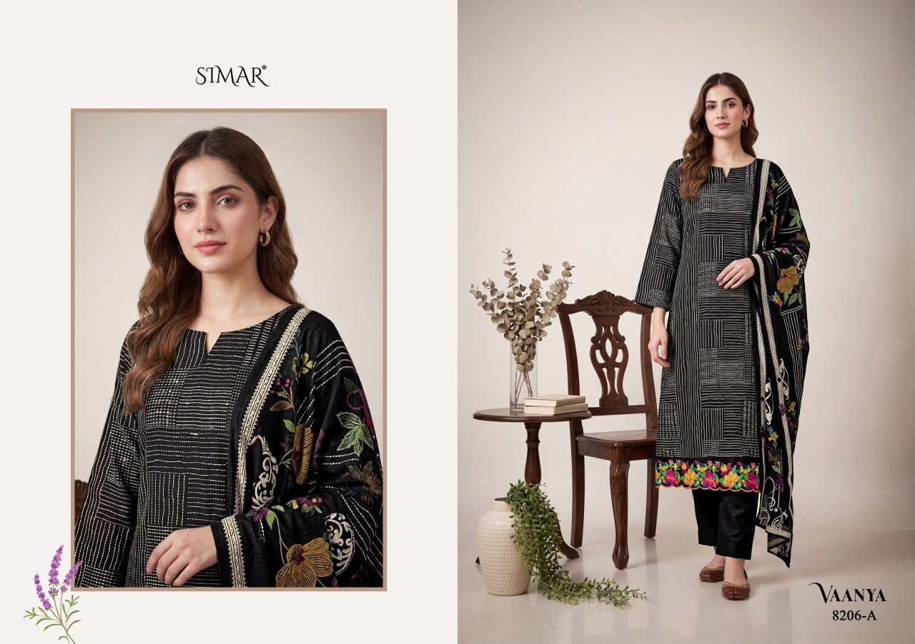 Vaanya Simar Viscose Muslin Pant Style Suits Wholesale Price