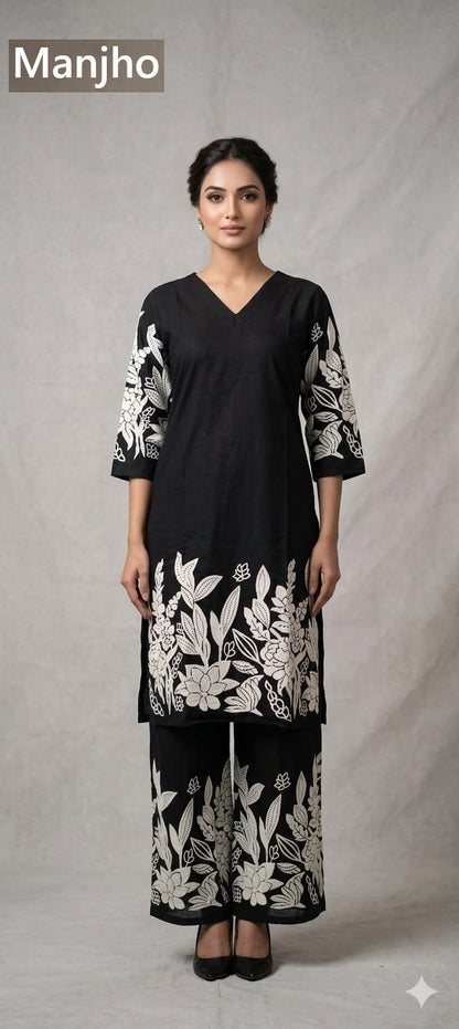 Vacations Manjho Rayon Co Ord Set Manufacturer