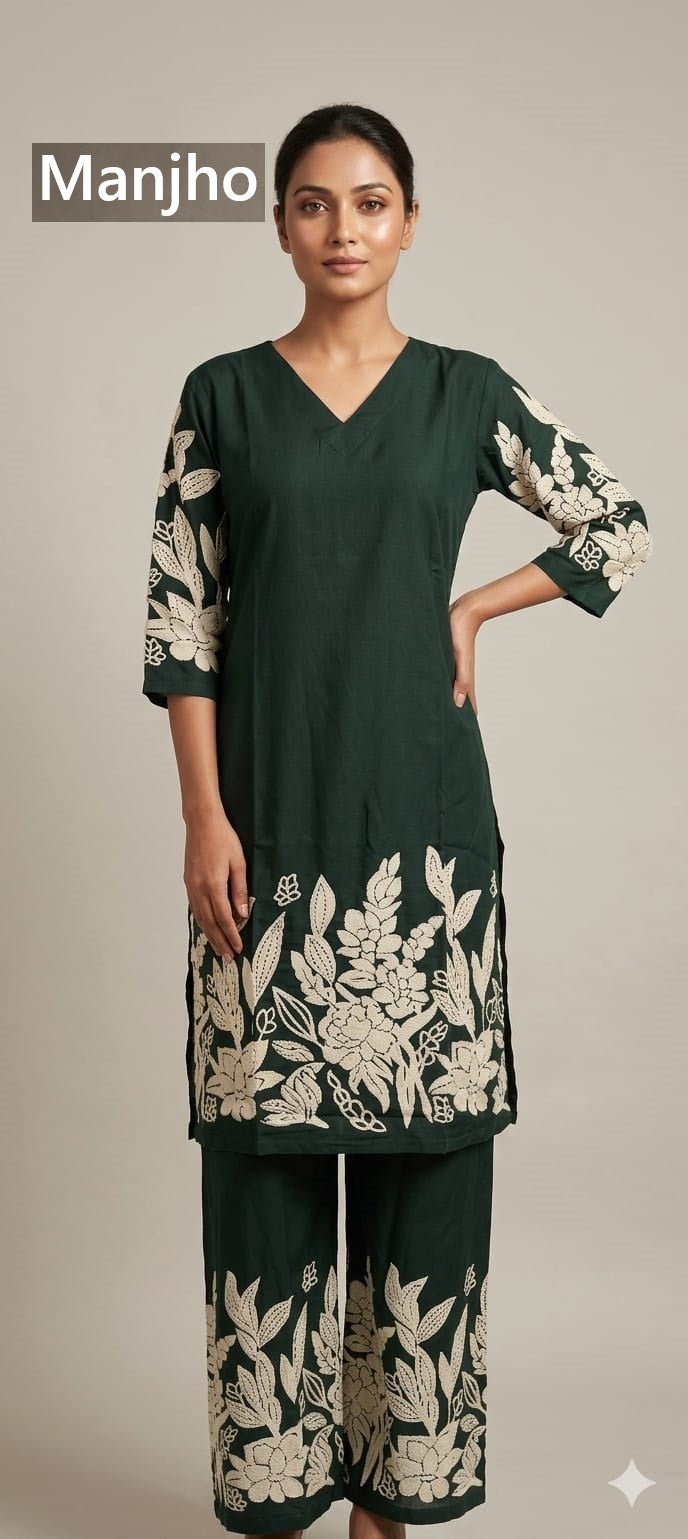 Vacations Manjho Rayon Co Ord Set Manufacturer