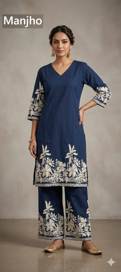Vacations Manjho Rayon Co Ord Set Manufacturer