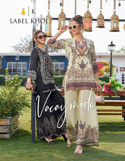 Vacay Mode Label Khoj Viscose Co Ord Set Manufacturer