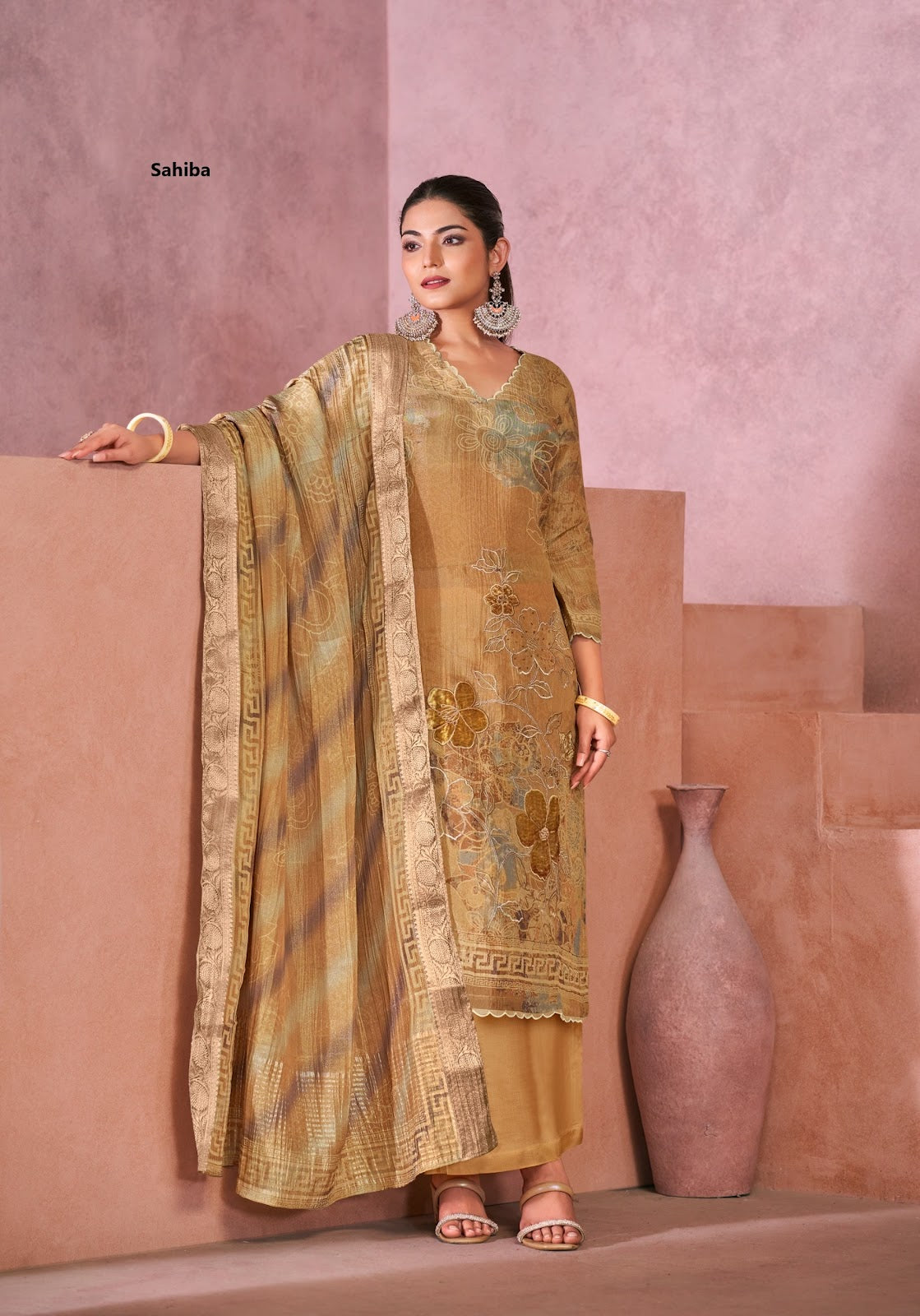 Vadanya Sahiba Simmer Plazzo Style Suits Manufacturer Gujarat