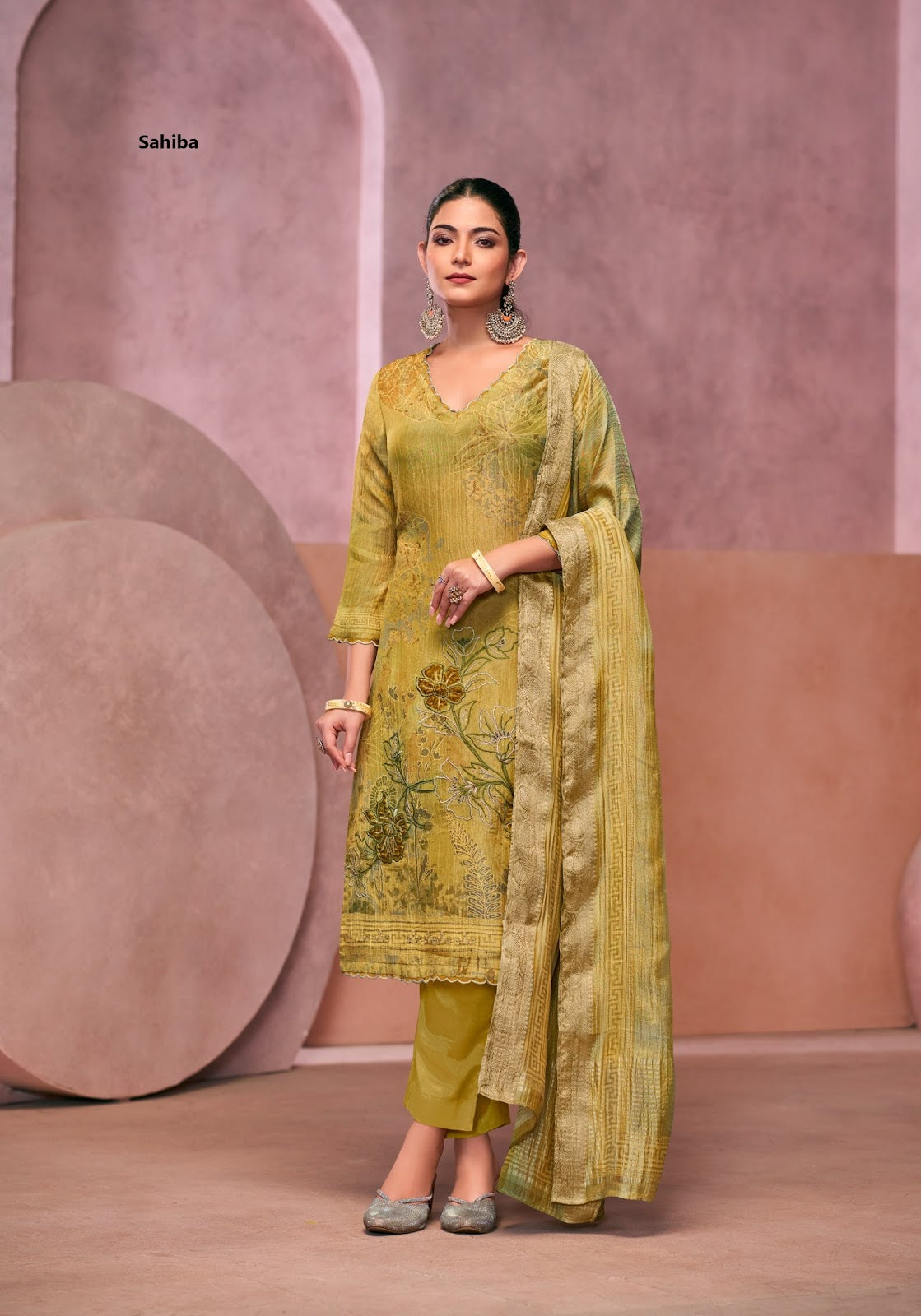 Vadanya Sahiba Simmer Plazzo Style Suits Manufacturer Gujarat