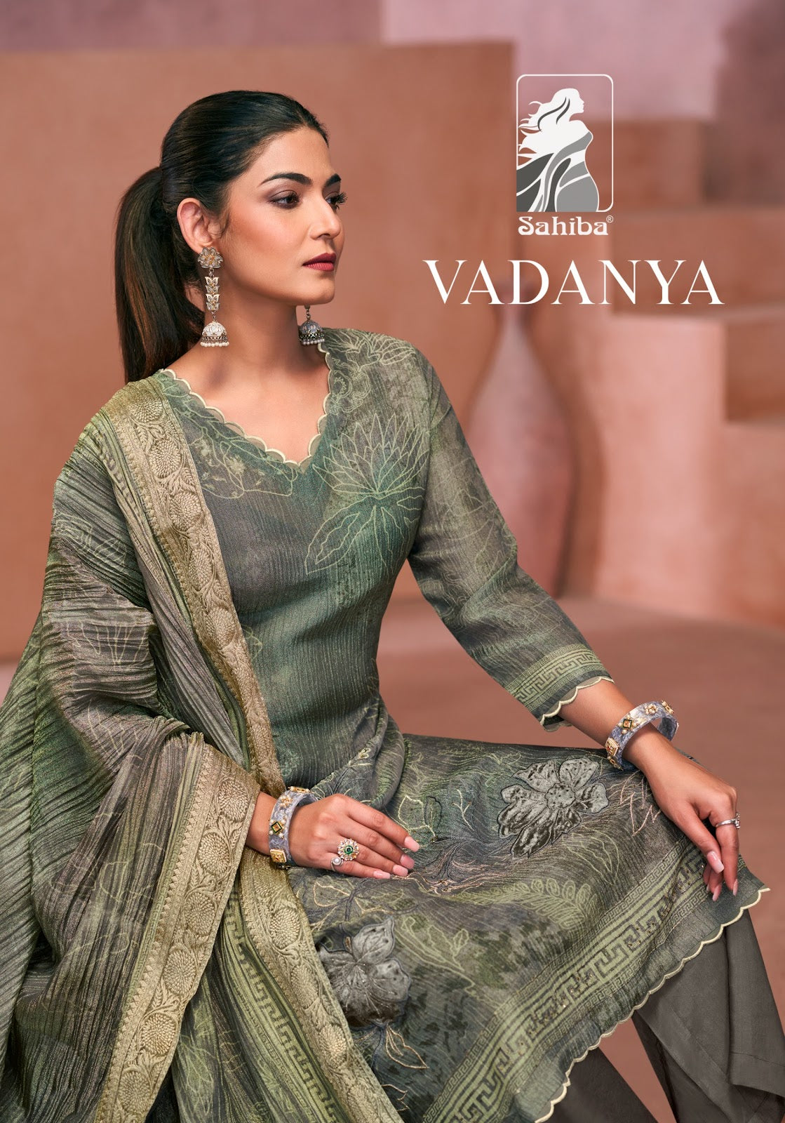 Vadanya Sahiba Simmer Plazzo Style Suits Manufacturer Gujarat