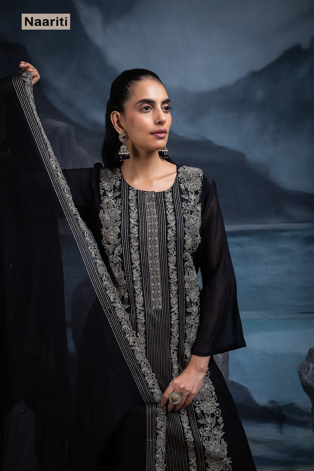 Vadika 2708 Naariti Mul Chanderi Pant Style Suits Wholesaler India