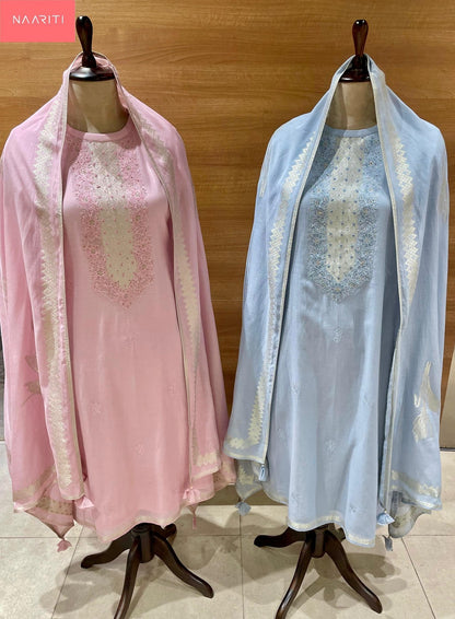 Vahzab Naariti Mul Chanderi Salwar Suits Wholesale Price