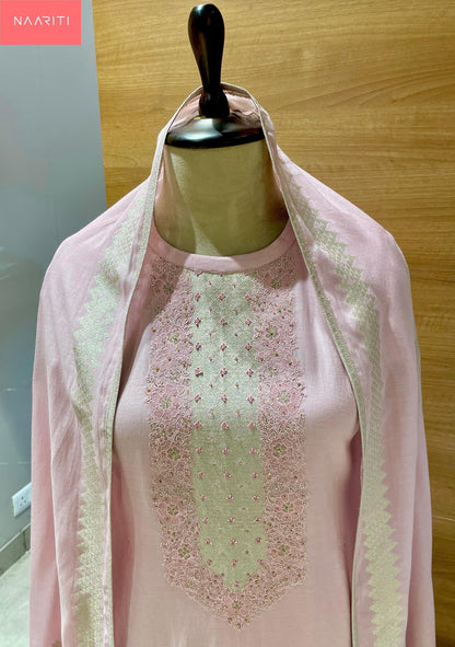 Vahzab Naariti Mul Chanderi Salwar Suits Wholesale Price