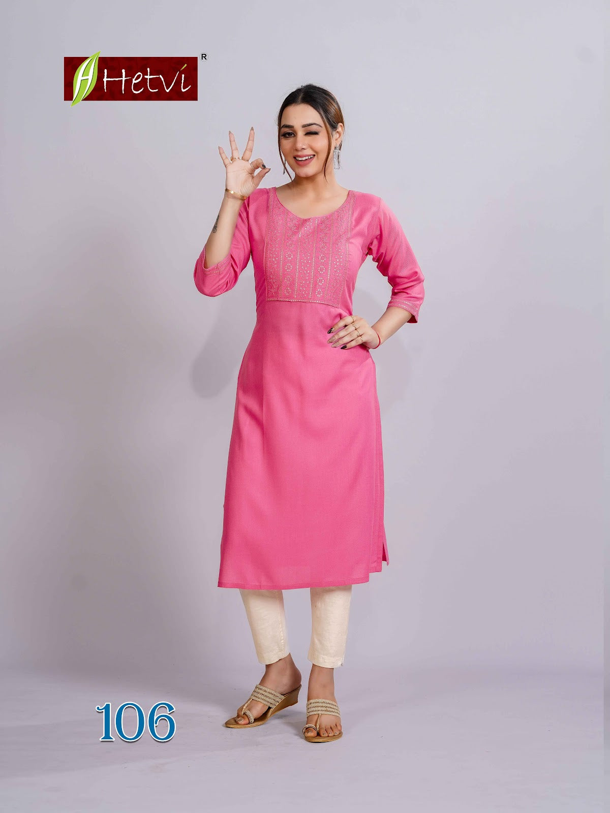 Vaibhavi Hetvi Reyon Long Kurtis Manufacturer Gujarat