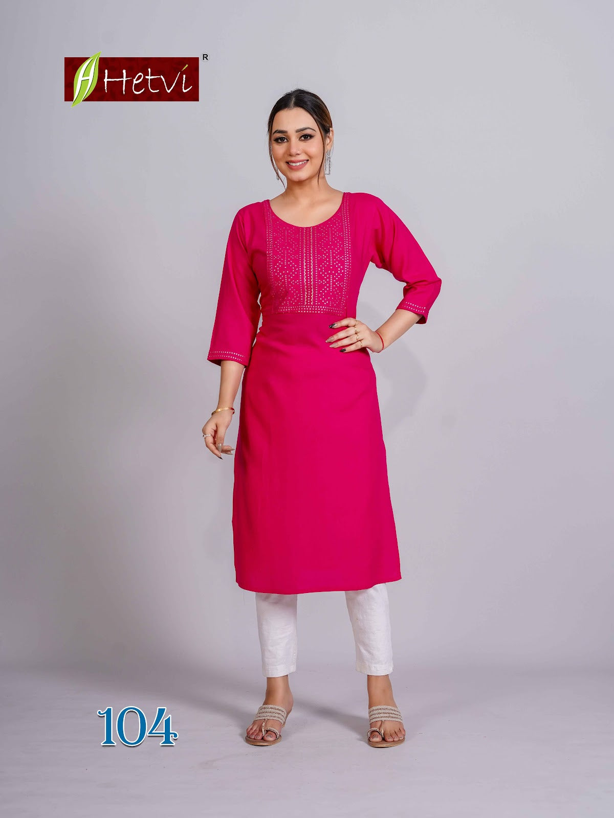 Vaibhavi Hetvi Reyon Long Kurtis Manufacturer Gujarat