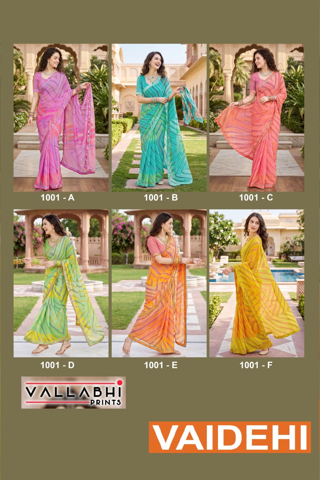 Vaidehi Vallabhi Prints Weightless Sarees Wholesale Price