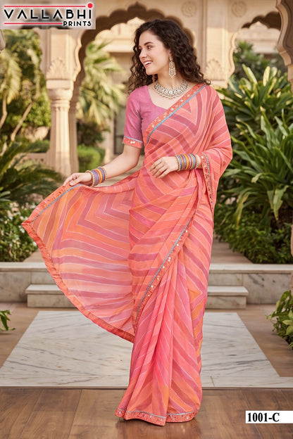 Vaidehi Vallabhi Prints Weightless Sarees Wholesale Price