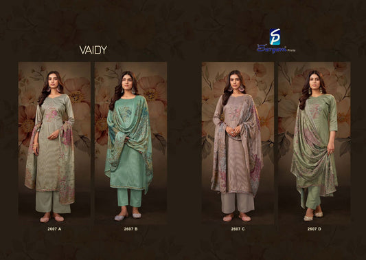 Vaidy Sargam Prints Pure Jam Pant Style Suits Manufacturer Gujarat