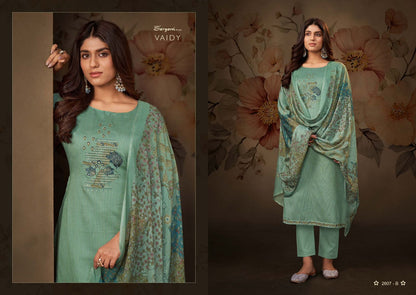 Vaidy Sargam Prints Pure Jam Pant Style Suits Manufacturer Gujarat