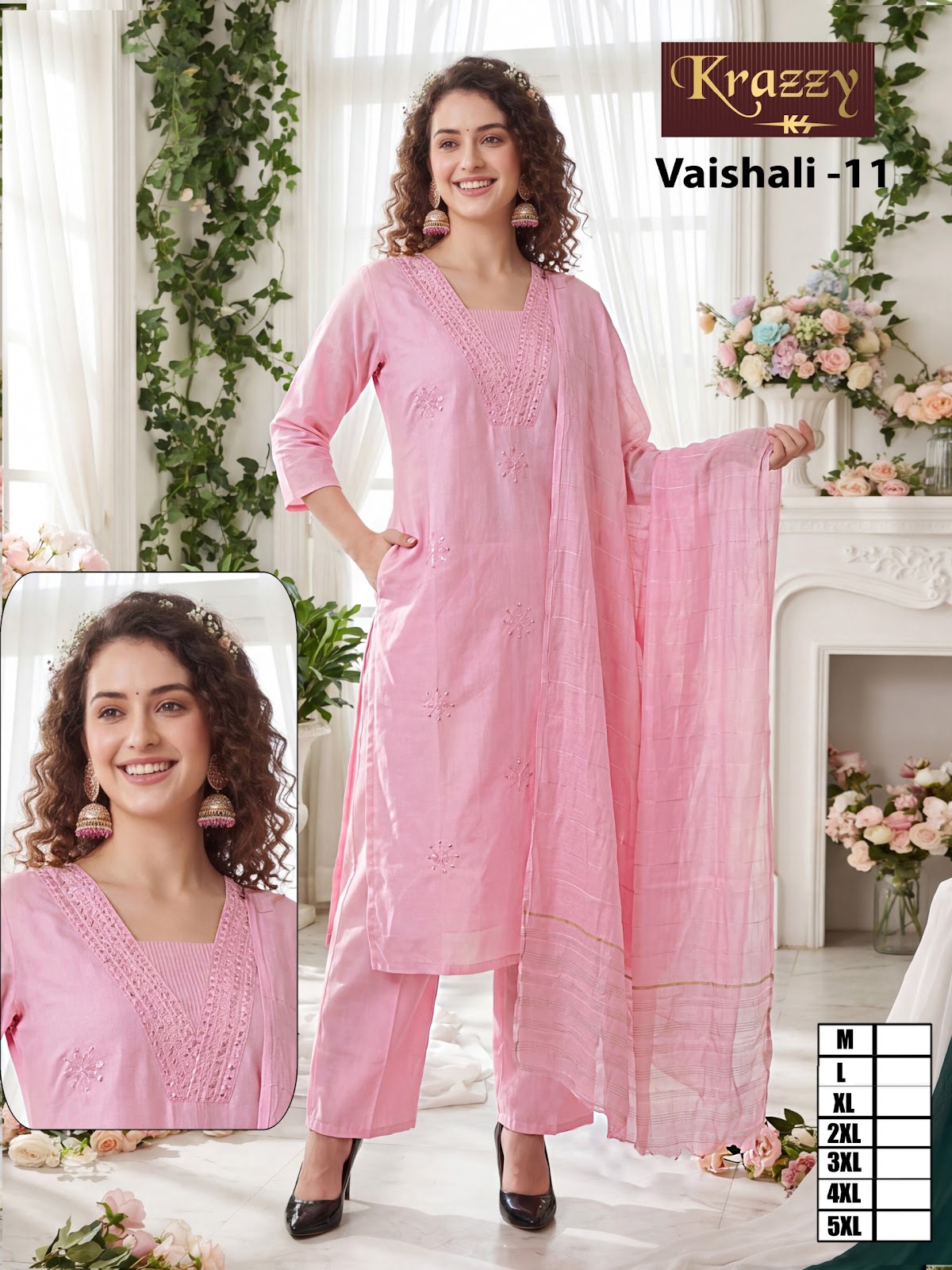Vaishali Krazzy Kanha Vetican Readymade Pant Style Suits Supplier