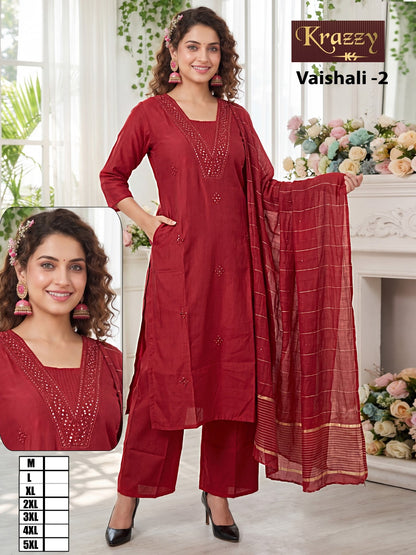 Vaishali Krazzy Kanha Vetican Readymade Pant Style Suits Supplier