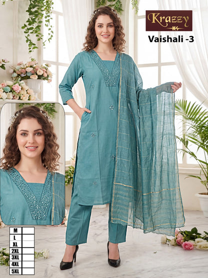 Vaishali Krazzy Kanha Vetican Readymade Pant Style Suits Supplier