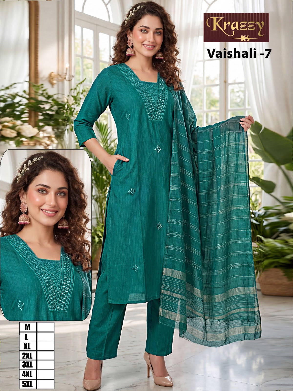Vaishali Krazzy Kanha Vetican Readymade Pant Style Suits Supplier