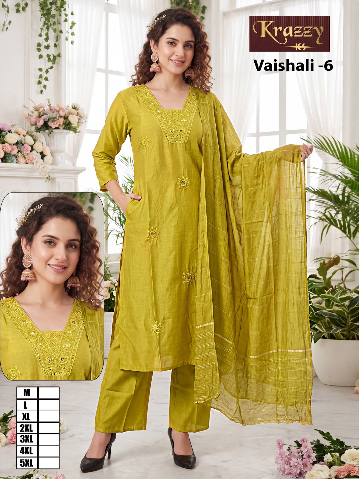 Vaishali Krazzy Kanha Vetican Readymade Pant Style Suits Supplier