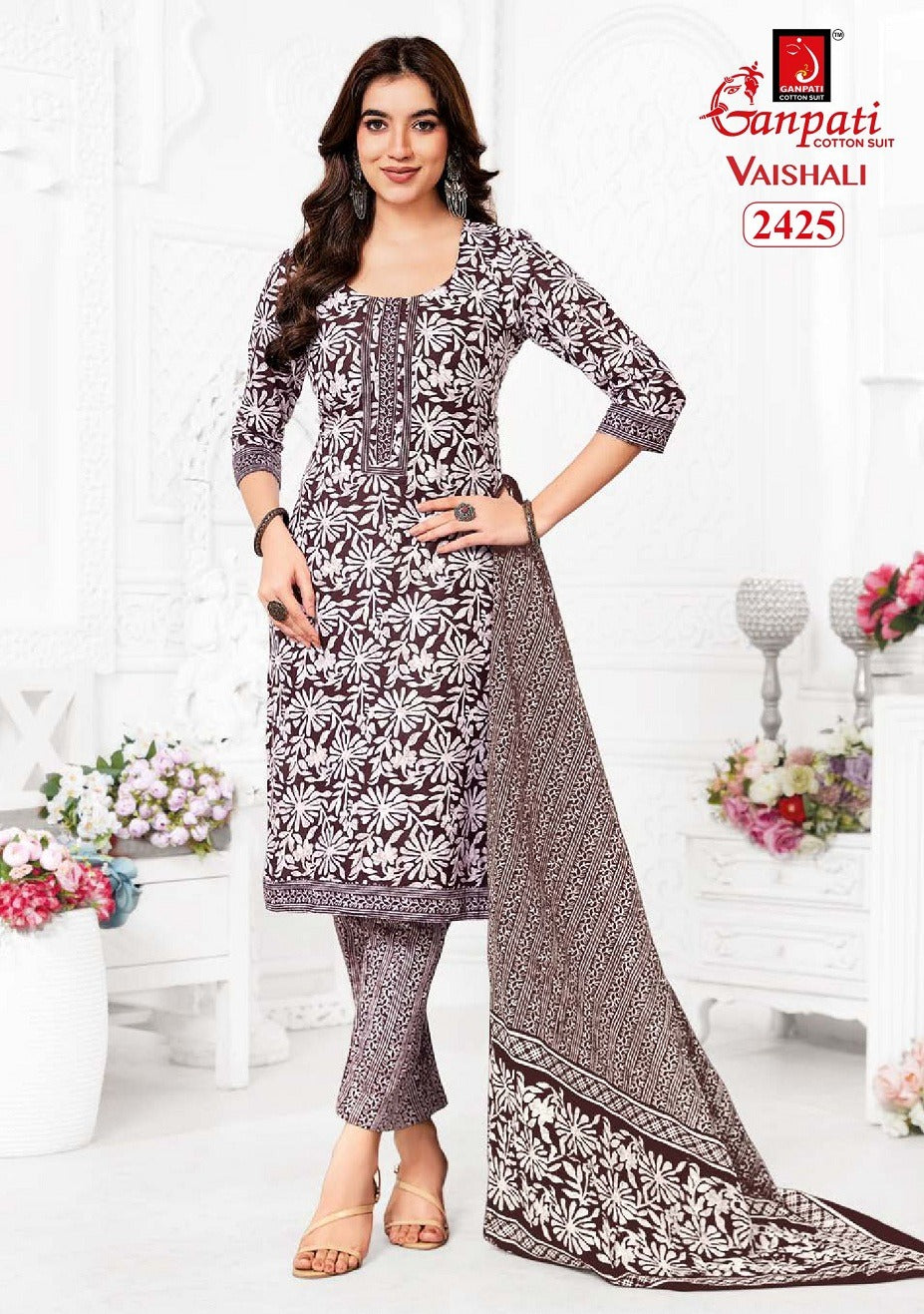 Vaishali Vol 10 Ganpati Cotton Readymade Pant Style Suits Manufacturer India