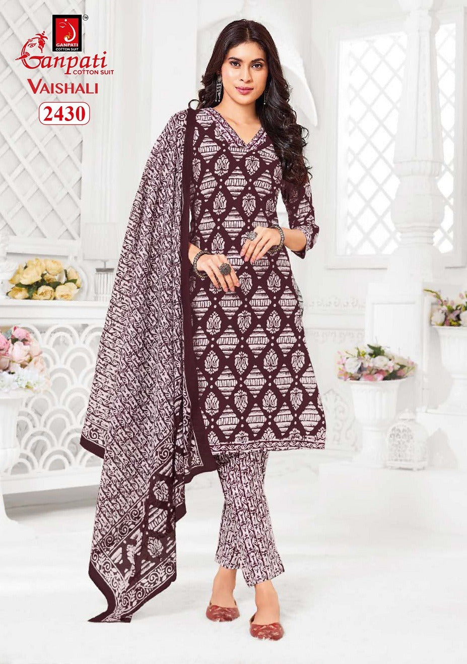 Vaishali Vol 10 Ganpati Cotton Readymade Pant Style Suits Manufacturer India