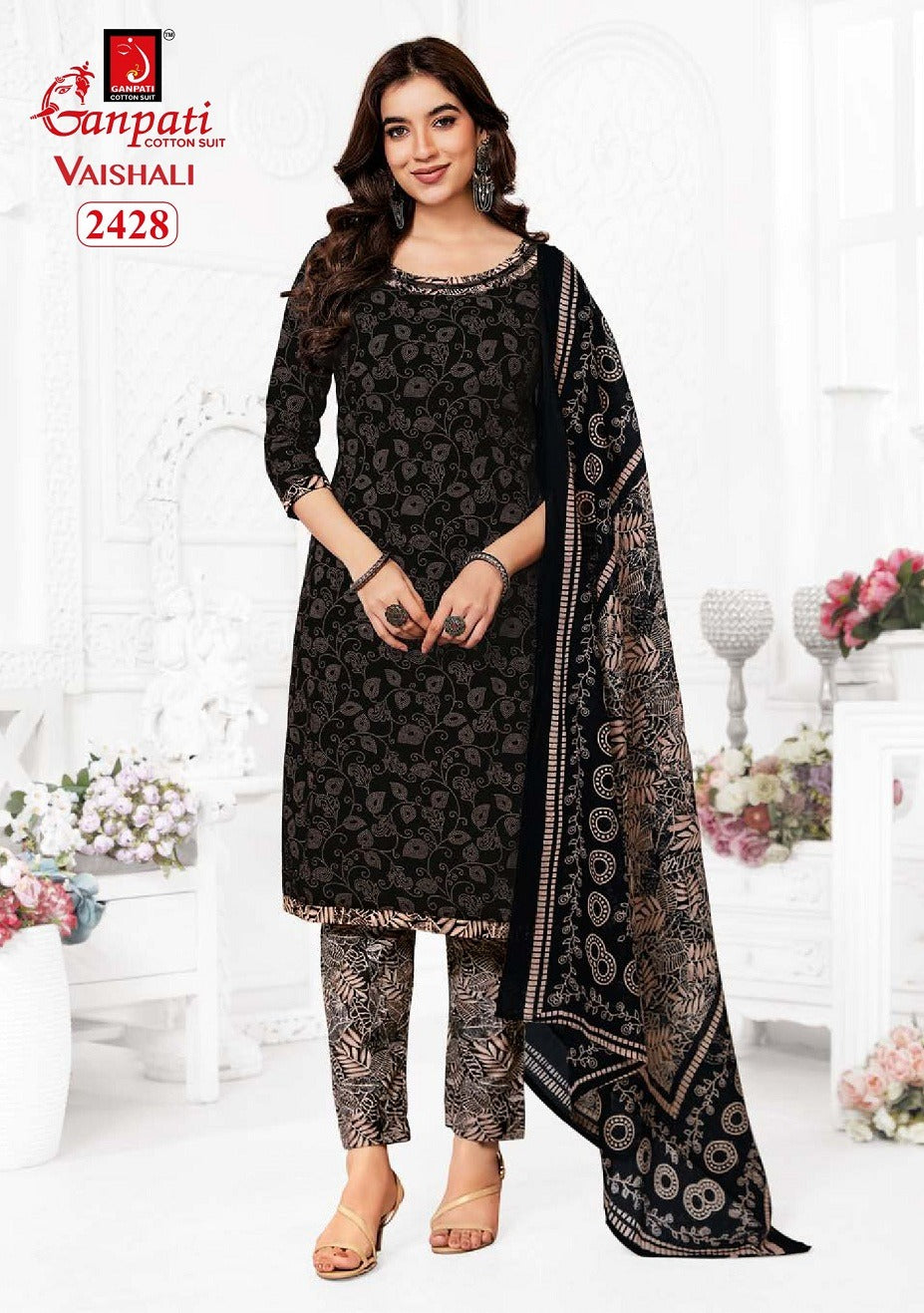 Vaishali Vol 10 Ganpati Cotton Readymade Pant Style Suits Manufacturer India