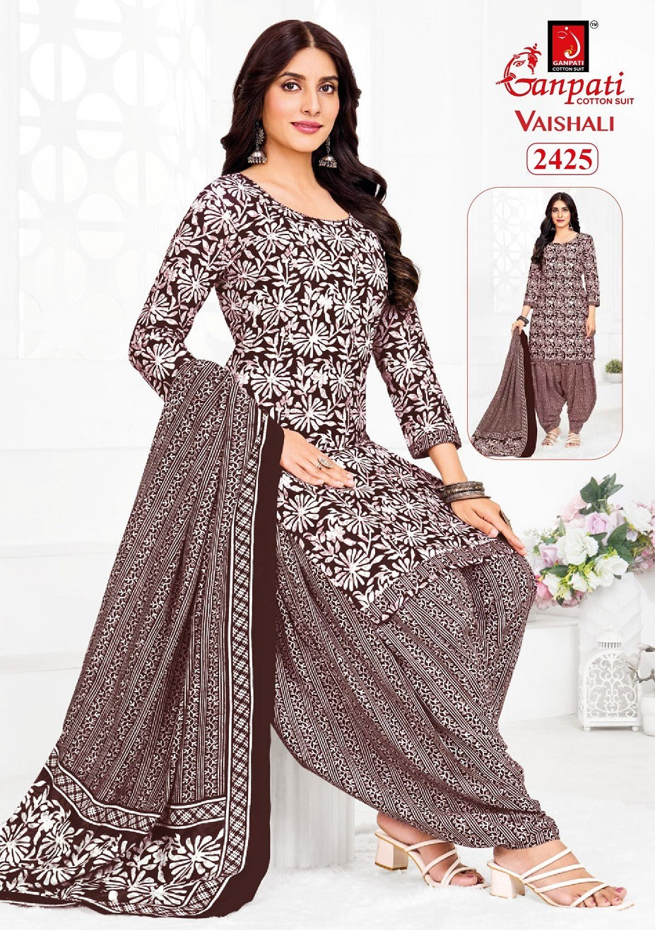 Vaishali Vol 10 Ganpati Cotton Readymade Patiyala Suits Exporter India